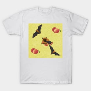 Fruit Bats and Mangoes Yellow T-Shirt